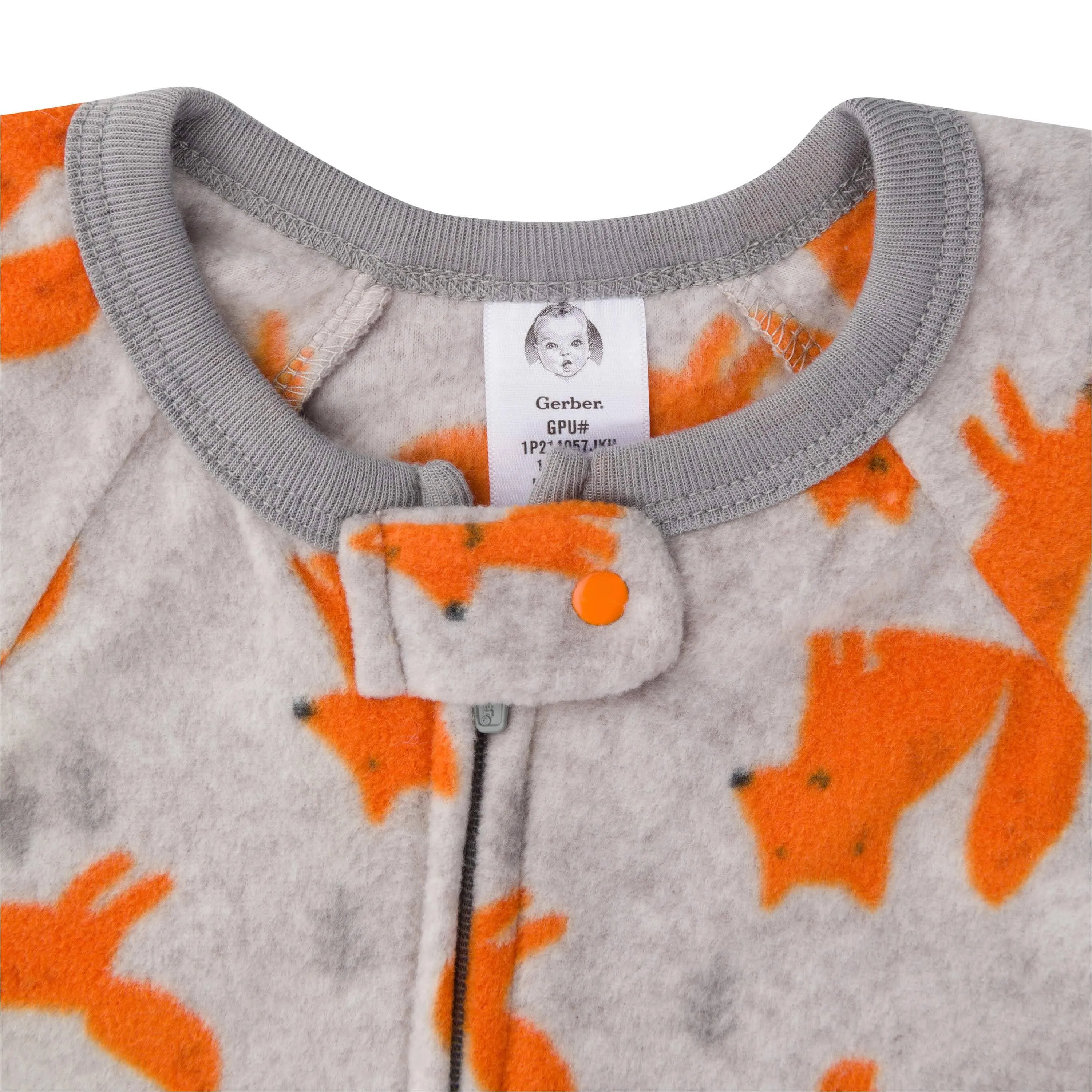 2-Pack Baby & Toddler Boys Small Fox Fleece Pajamas