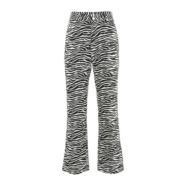 2021 HEYounGIRL Zebra Animal Print Harajuku High Waist Sizes S - L