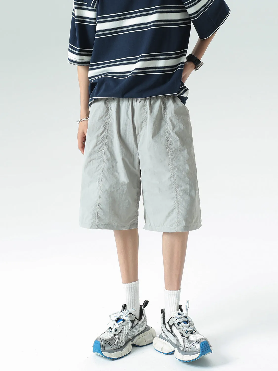 【24s Aug.】Niche Pleated Sports Quick-drying Shorts