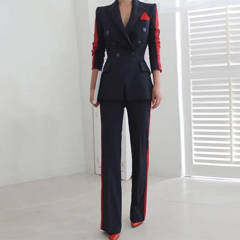 Amani Double-Breasted Women's Suit