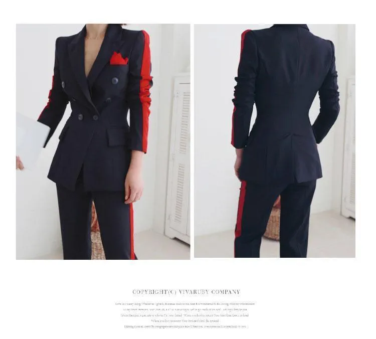 Amani Double-Breasted Women's Suit