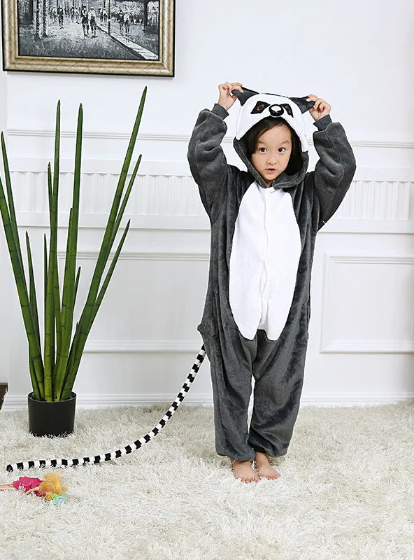 Animal One Piece Pajama Long Tail Monkey Pajama