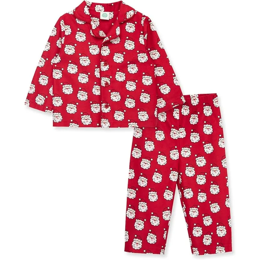 Baby Boy Santa Coat Pajamas