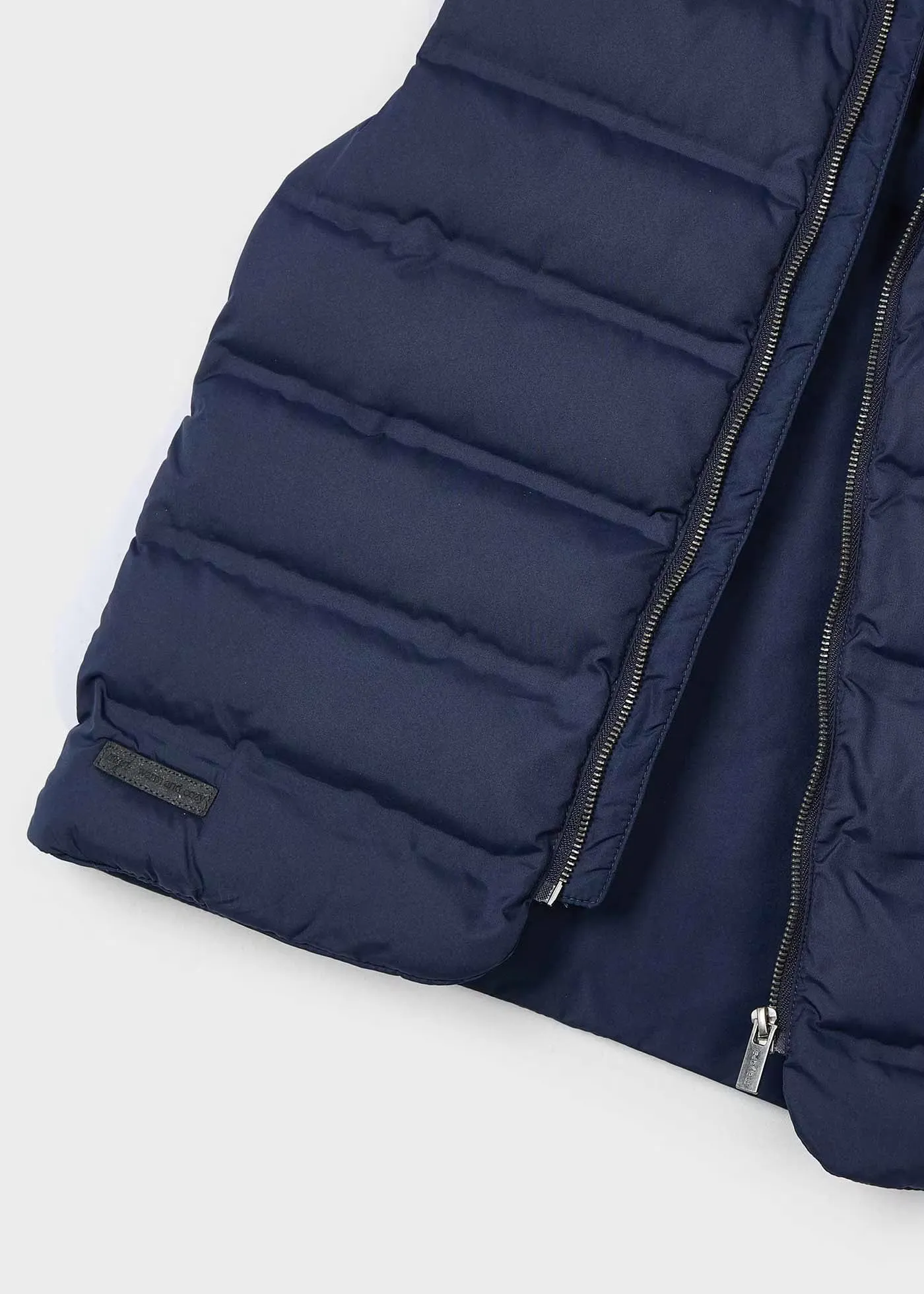 Boy Lightweight Quilted Vest - Navy Blue