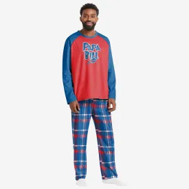 Buffalo Bills Mens Plaid Family Holiday Pajamas