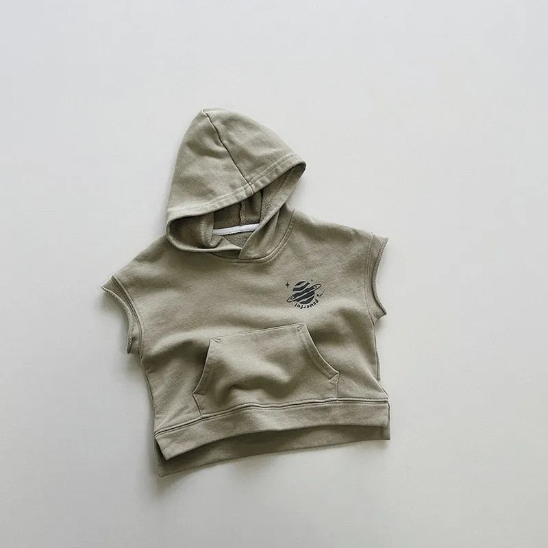 Casual Hoodie Vest