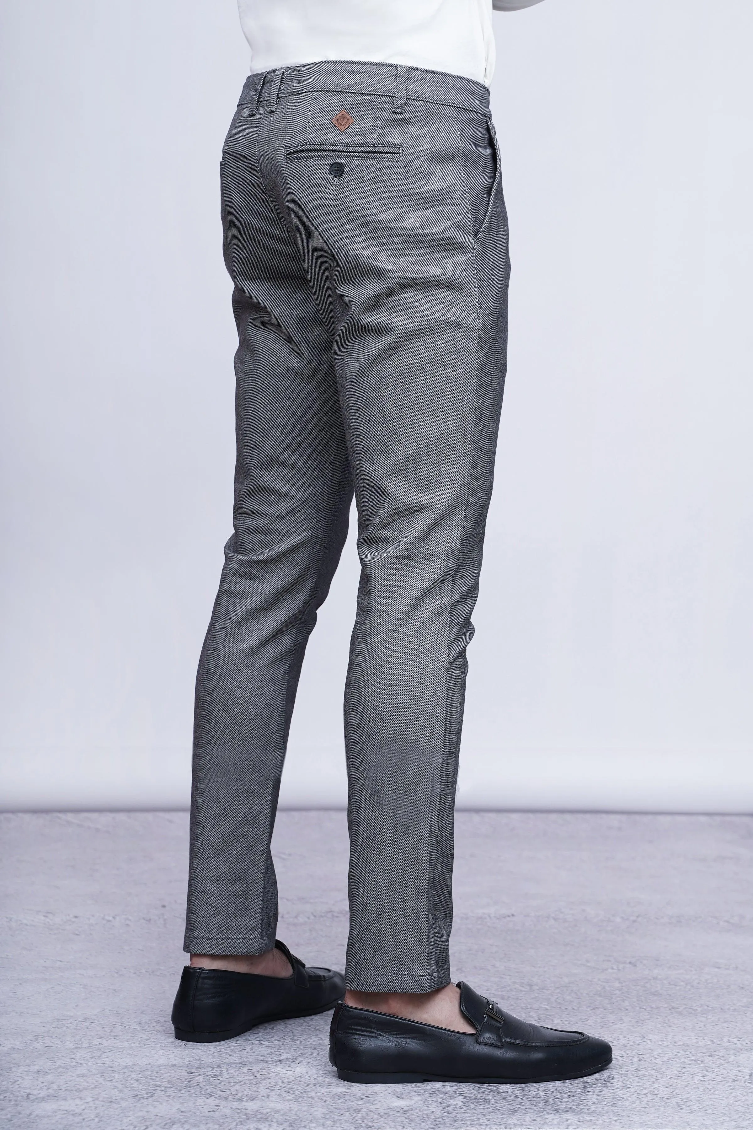 CASUAL PANT CROSS POCKET GREY BLACK