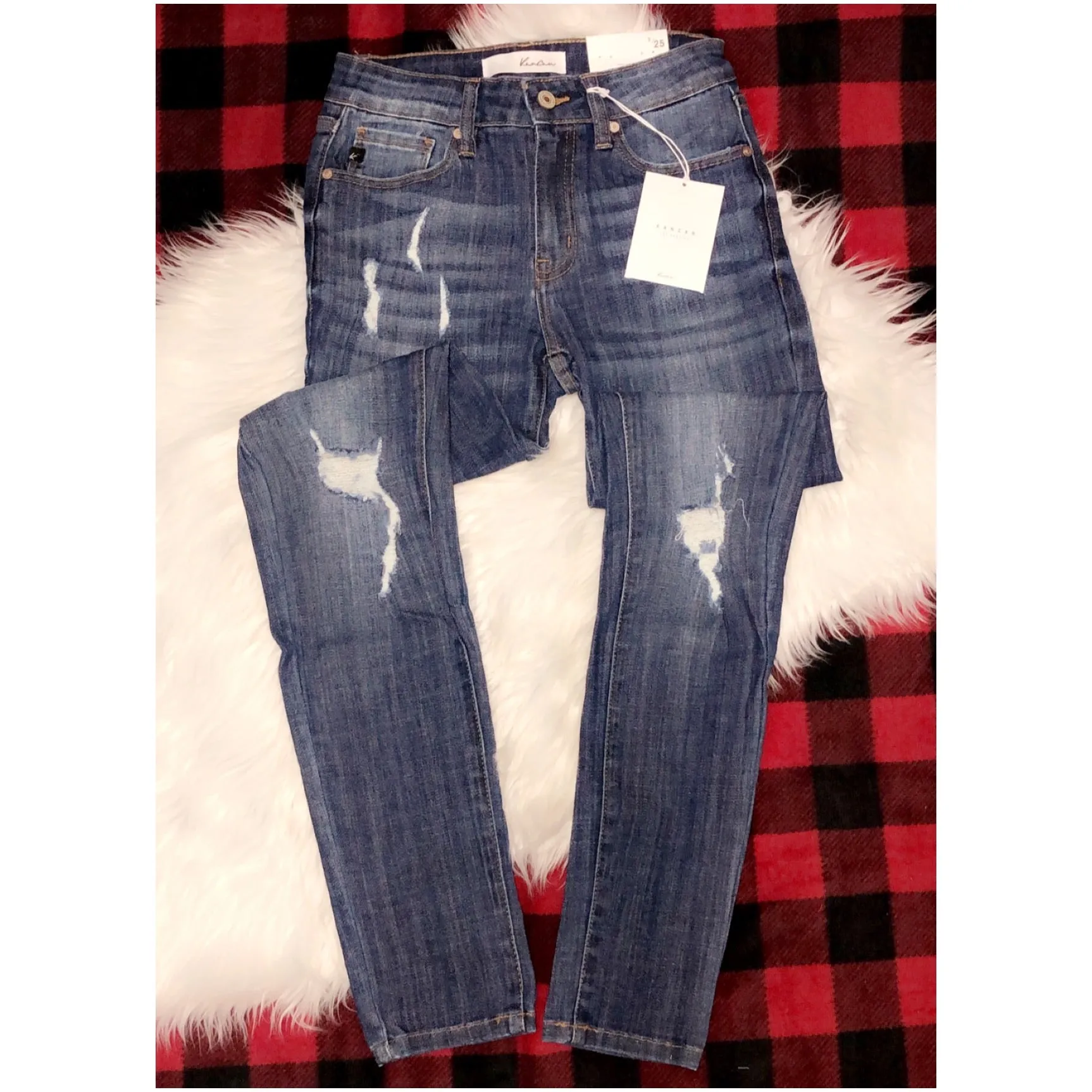 Cheyenne Kan Can Distressed Skinny Jeans