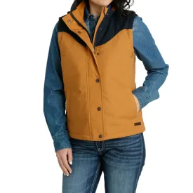 Cinch Women’s Concealed Carry Bonded Vest - BROWN/ NAVY