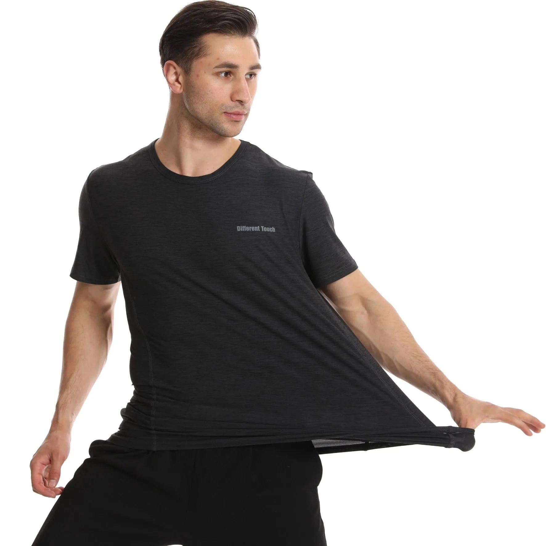 Crew Neck Short Sleeve T-Shirts | Active Workout Quick Dry | Men’s