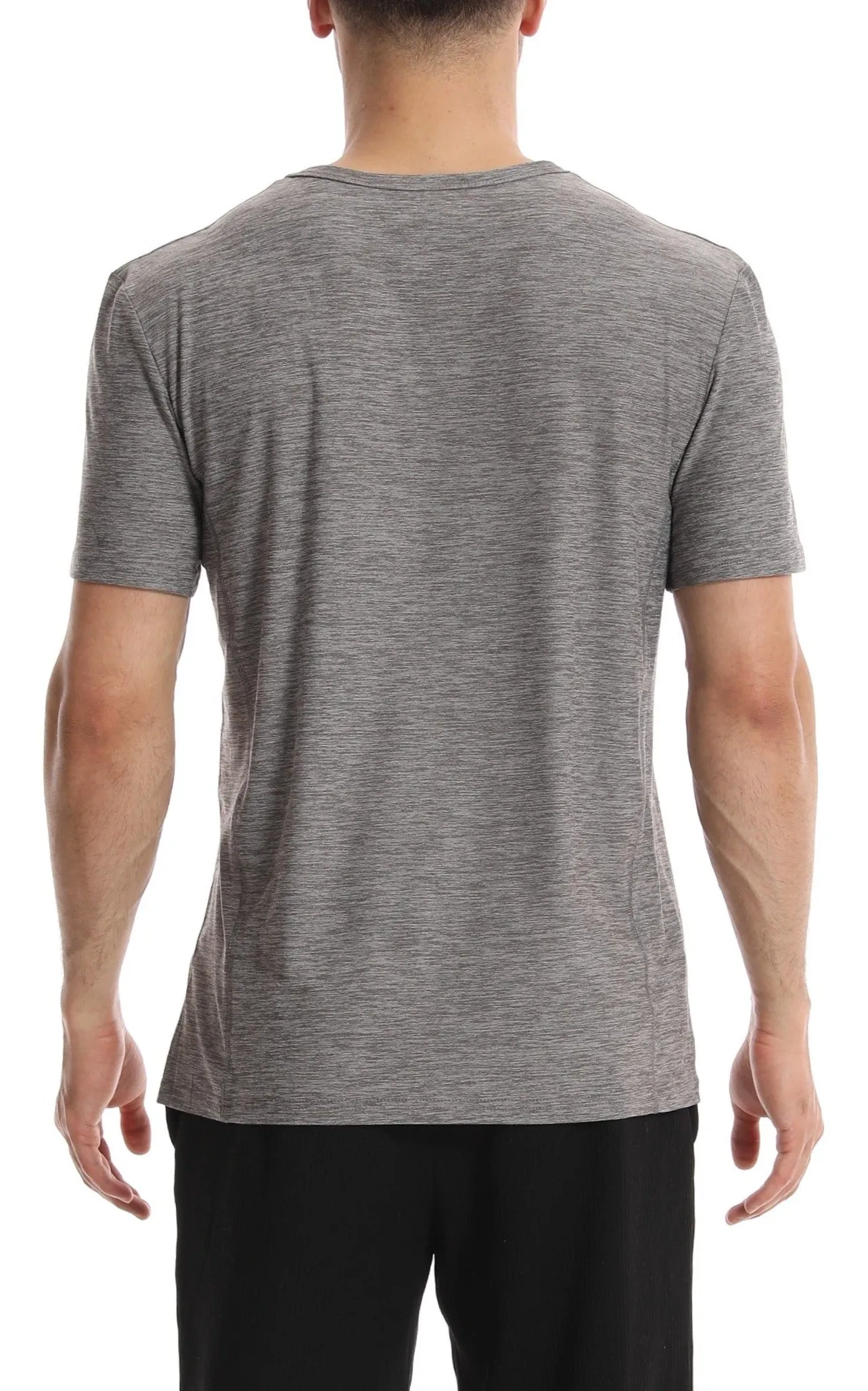 Crew Neck Short Sleeve T-Shirts | Active Workout Quick Dry | Men’s