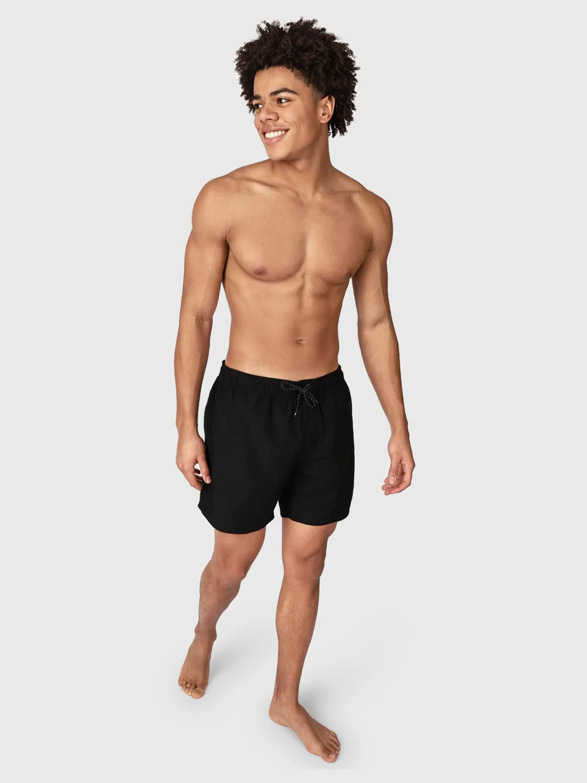 CrunECO-N Men Swim Shorts | Black