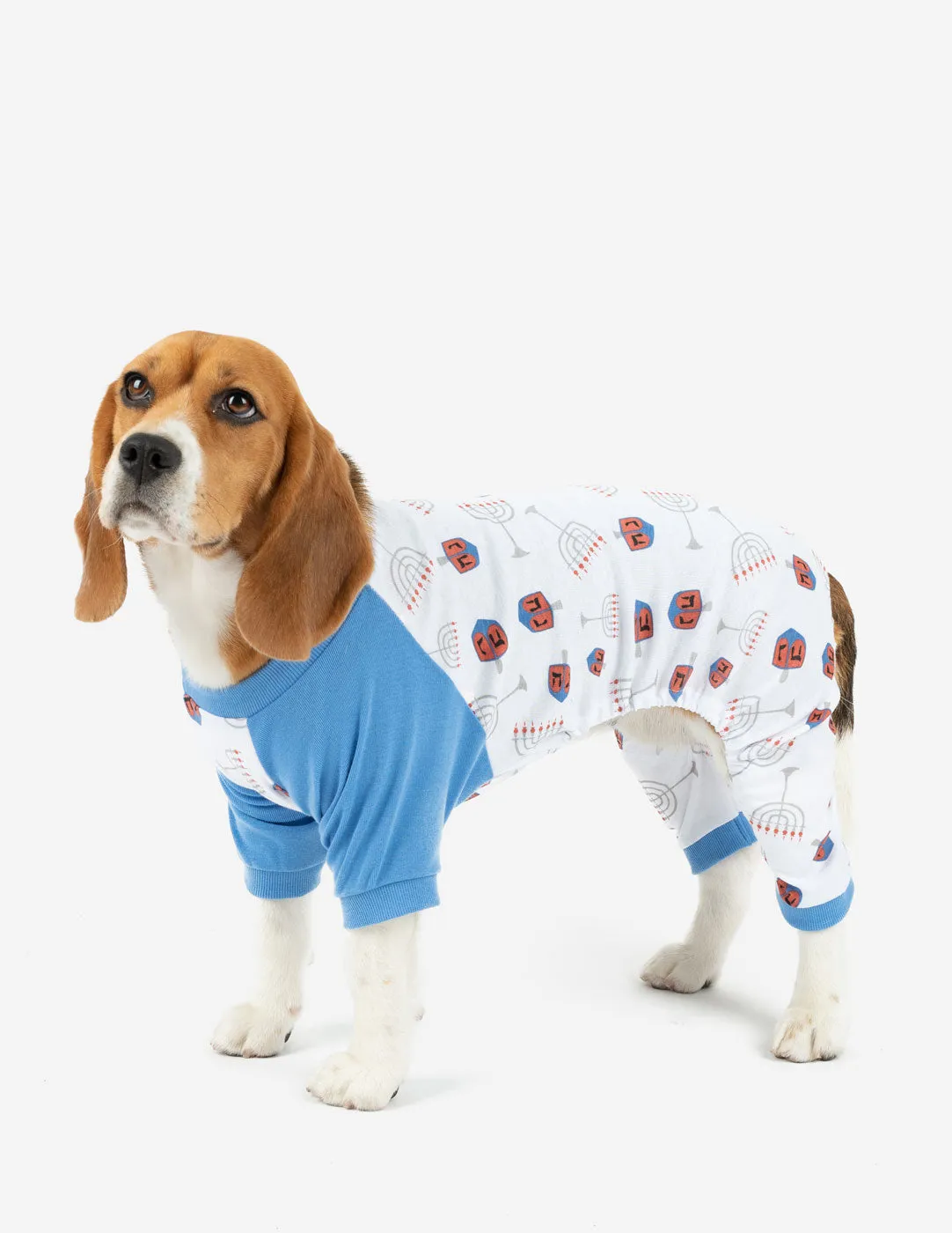 Dog Hanukkah Menorah Cotton Pajamas