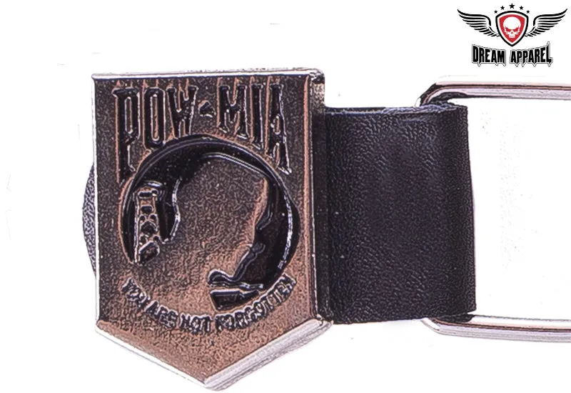 Double Chain POW/MIA Motorcycle Vest Extender