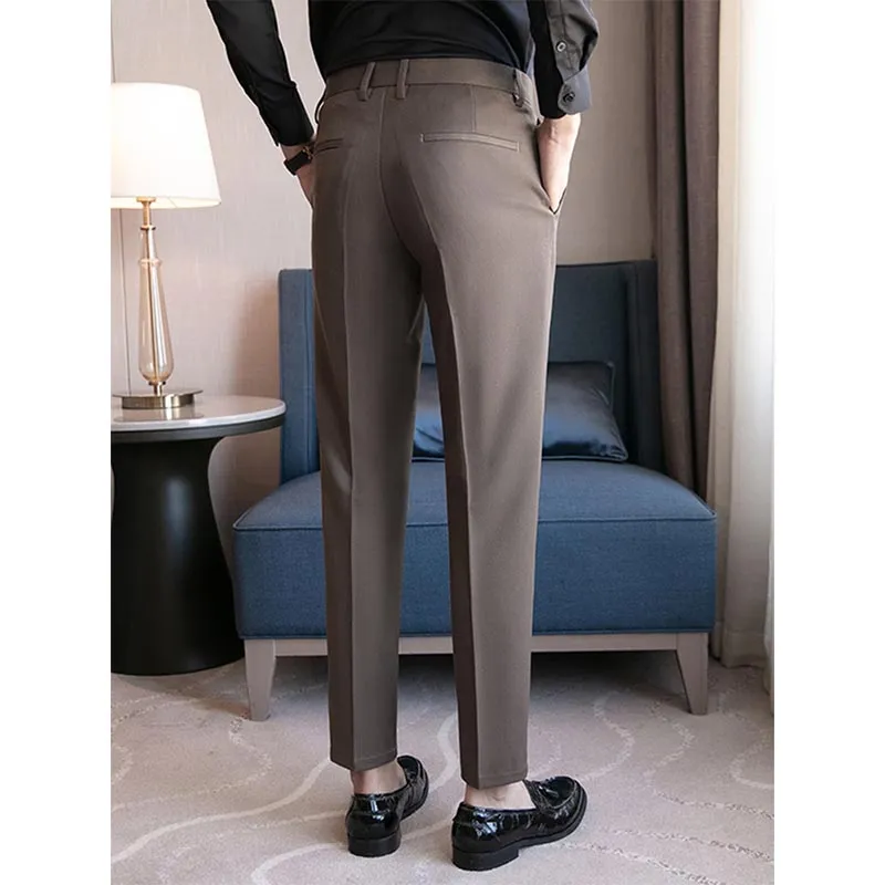 Drape Slim Business Suit Pants