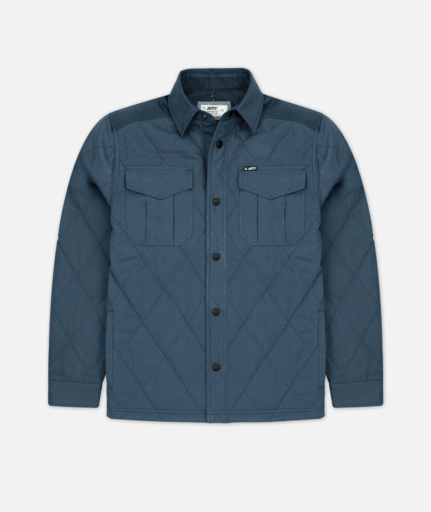 F21 The Dogwood Quilted Jacket - Indigo