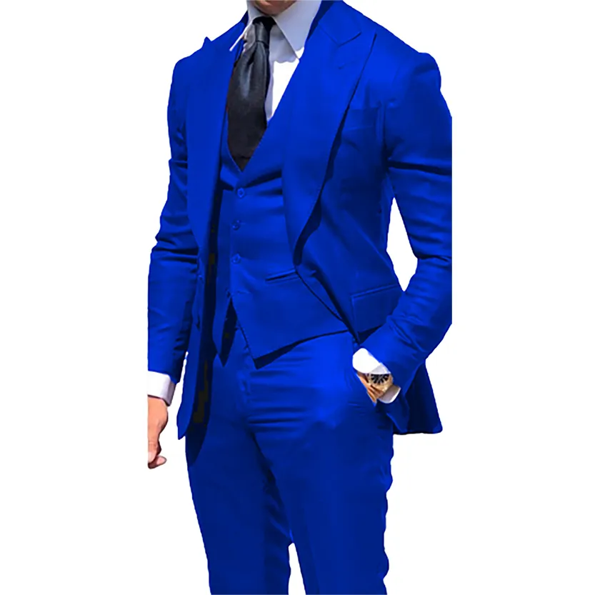 Funki Buys | Suits | Men's Slim Fit Formal Wedding Tuxedos 3Pc