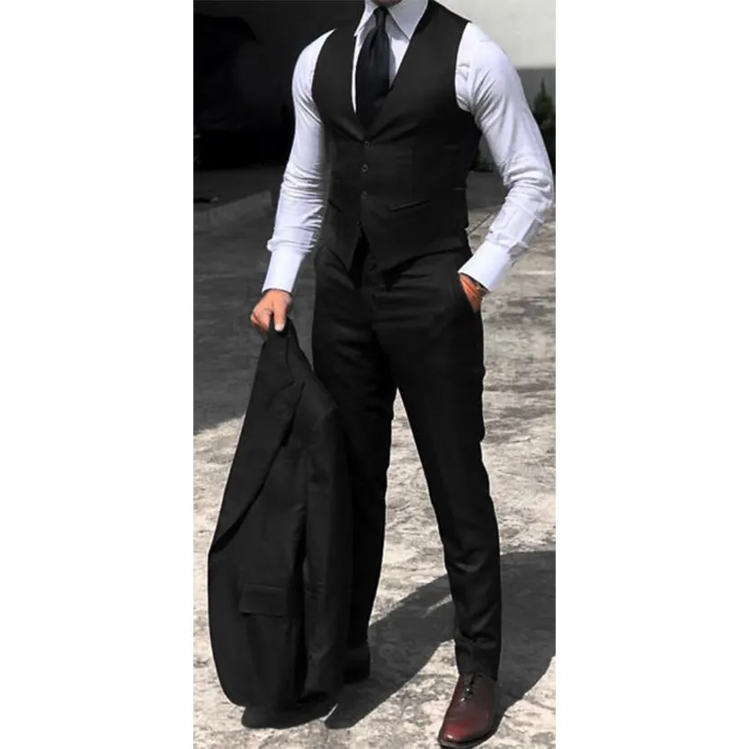 Funki Buys | Suits | Men's Slim Fit Formal Wedding Tuxedos 3Pc