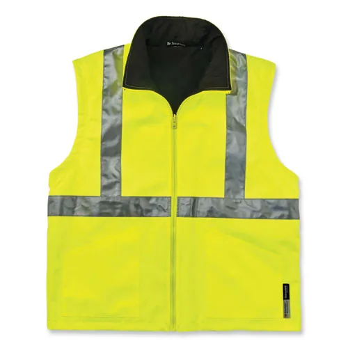 Glowear 8385 Class 3 Hi-vis 4-in-1 Jacket, Large, Lime, Ships In 1-3 Business Days