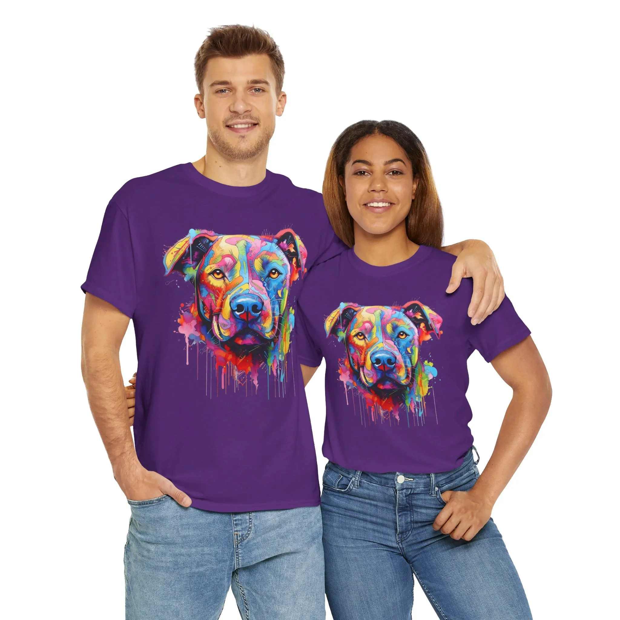 Graffiti Pitbull T-Shirt | T-Shirt für Street Art und Hunde Fans