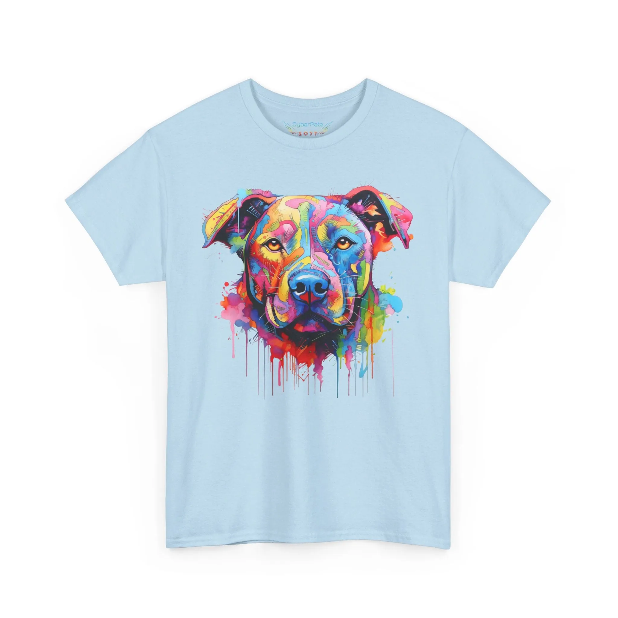 Graffiti Pitbull T-Shirt | T-Shirt für Street Art und Hunde Fans