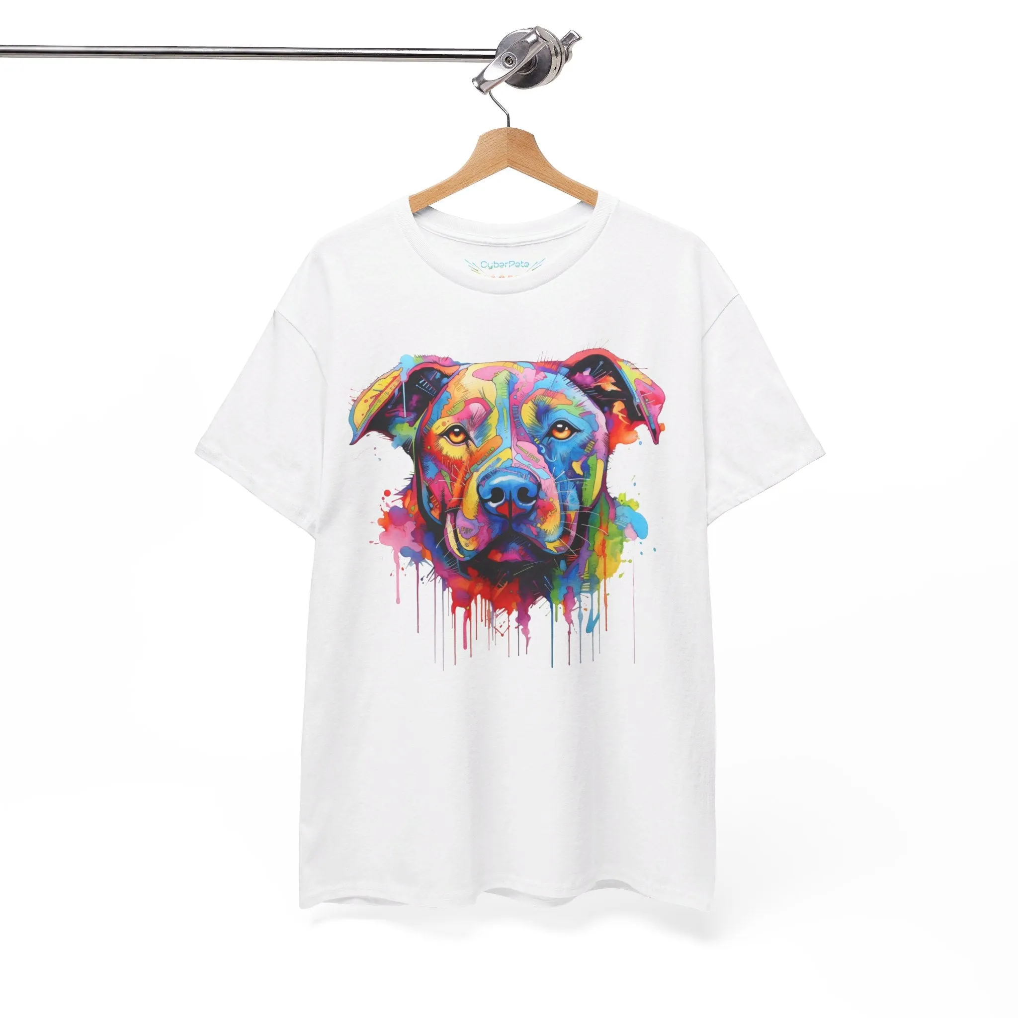 Graffiti Pitbull T-Shirt | T-Shirt für Street Art und Hunde Fans