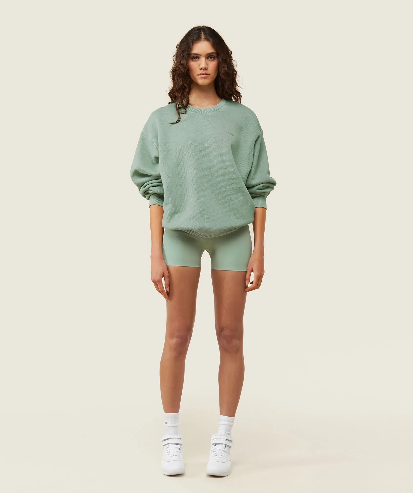 Gymshark everywear Relaxed Sweatshirt - Dollar Green