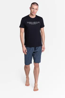 Henderson black t-shirt men's pajamas