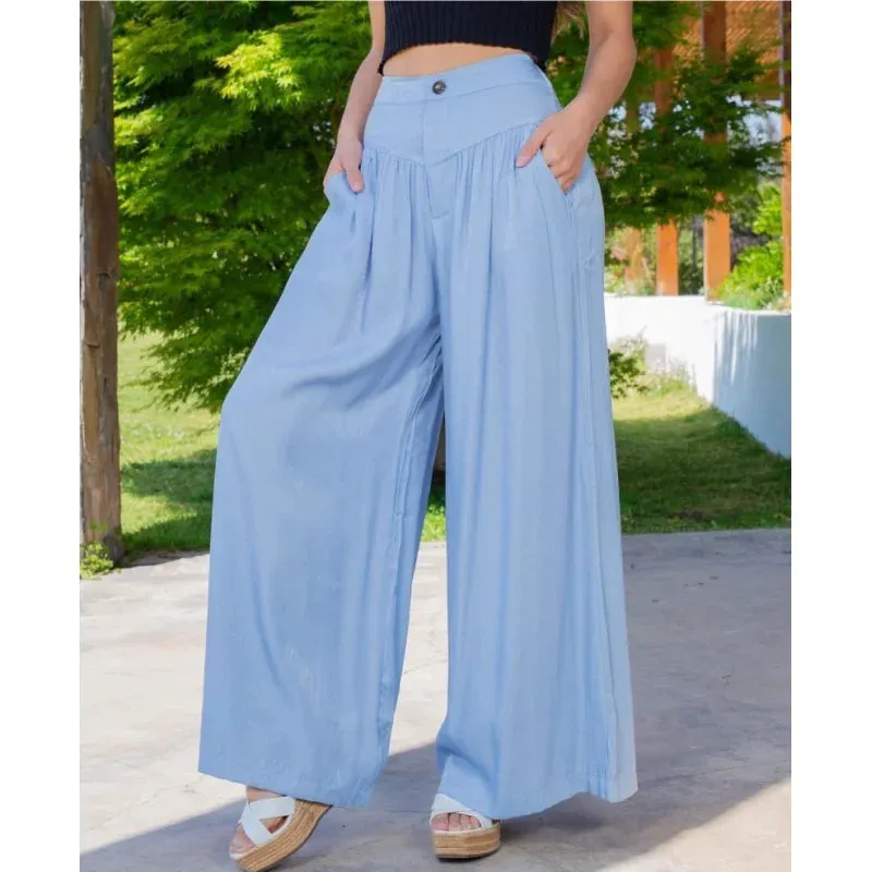 High Waist Autumn Long Wide Leg Loose Jeans