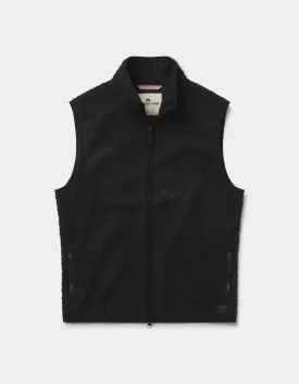 Highland Fleece Vest in Black