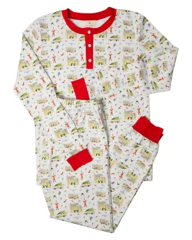 Holiday Vacation Knit Adult Pajamas- FINAL SALE