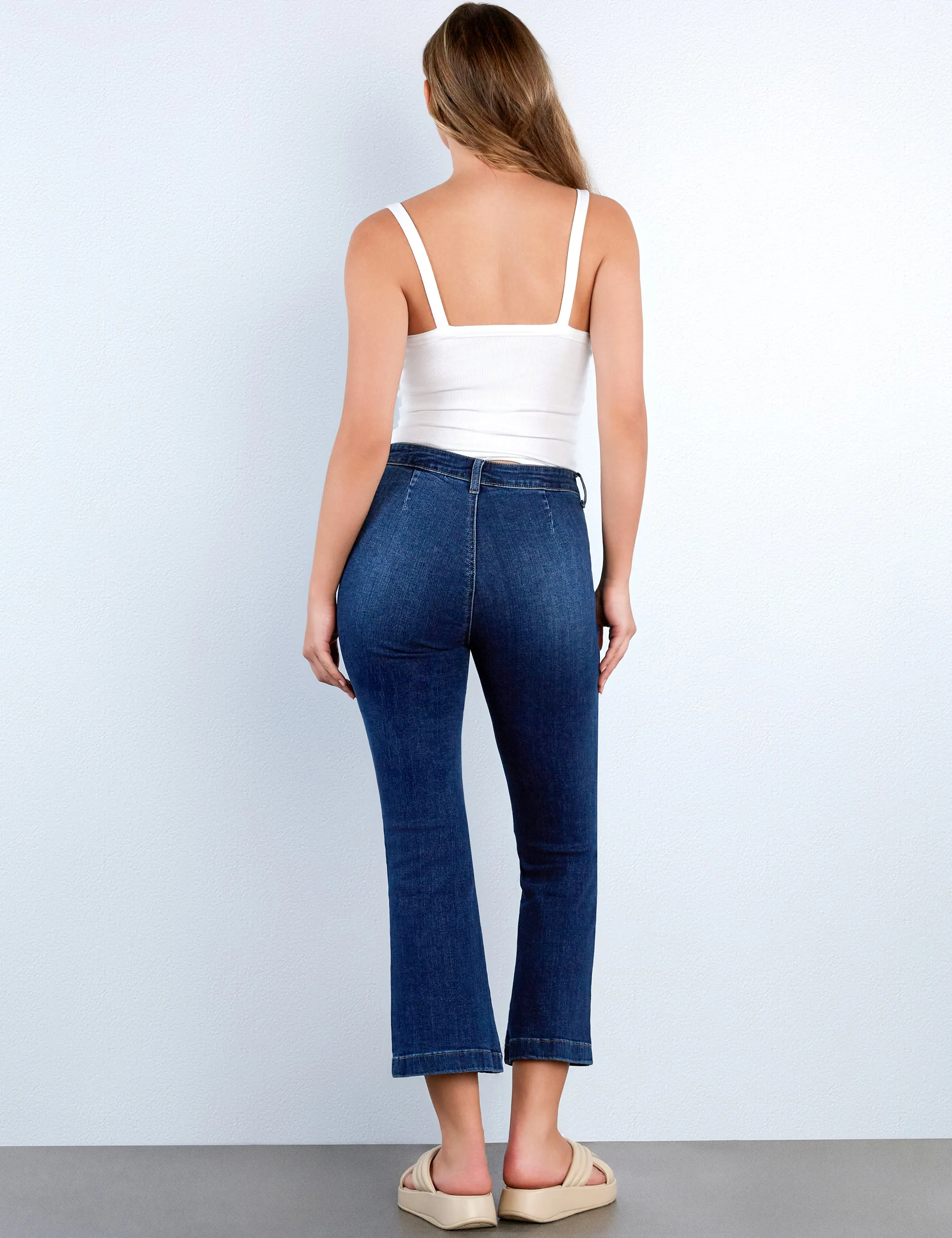 Honey Denim Flares