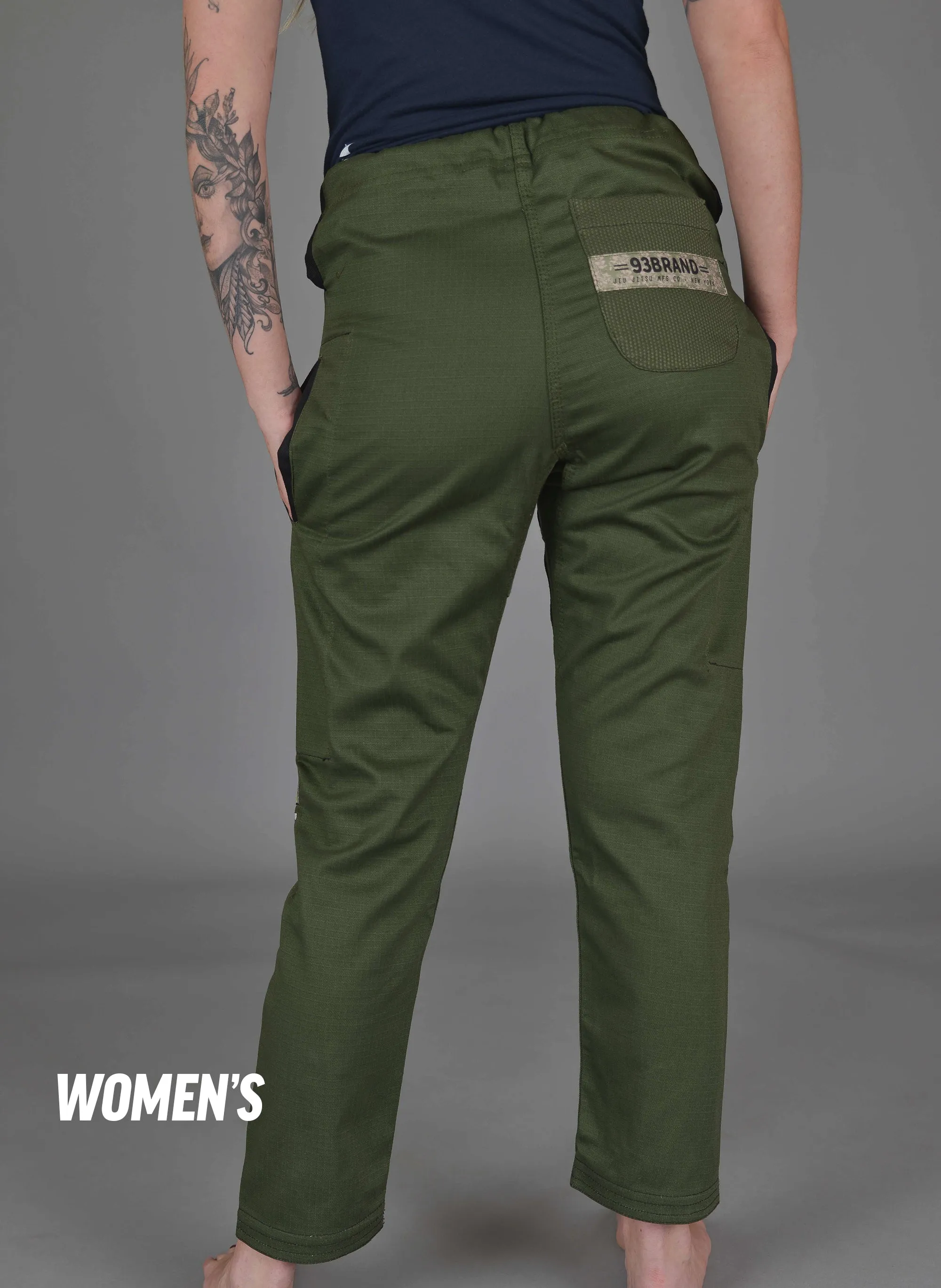 JIU JITSU ORIGINALS Men's   Women's Casual Gi Pants - Green