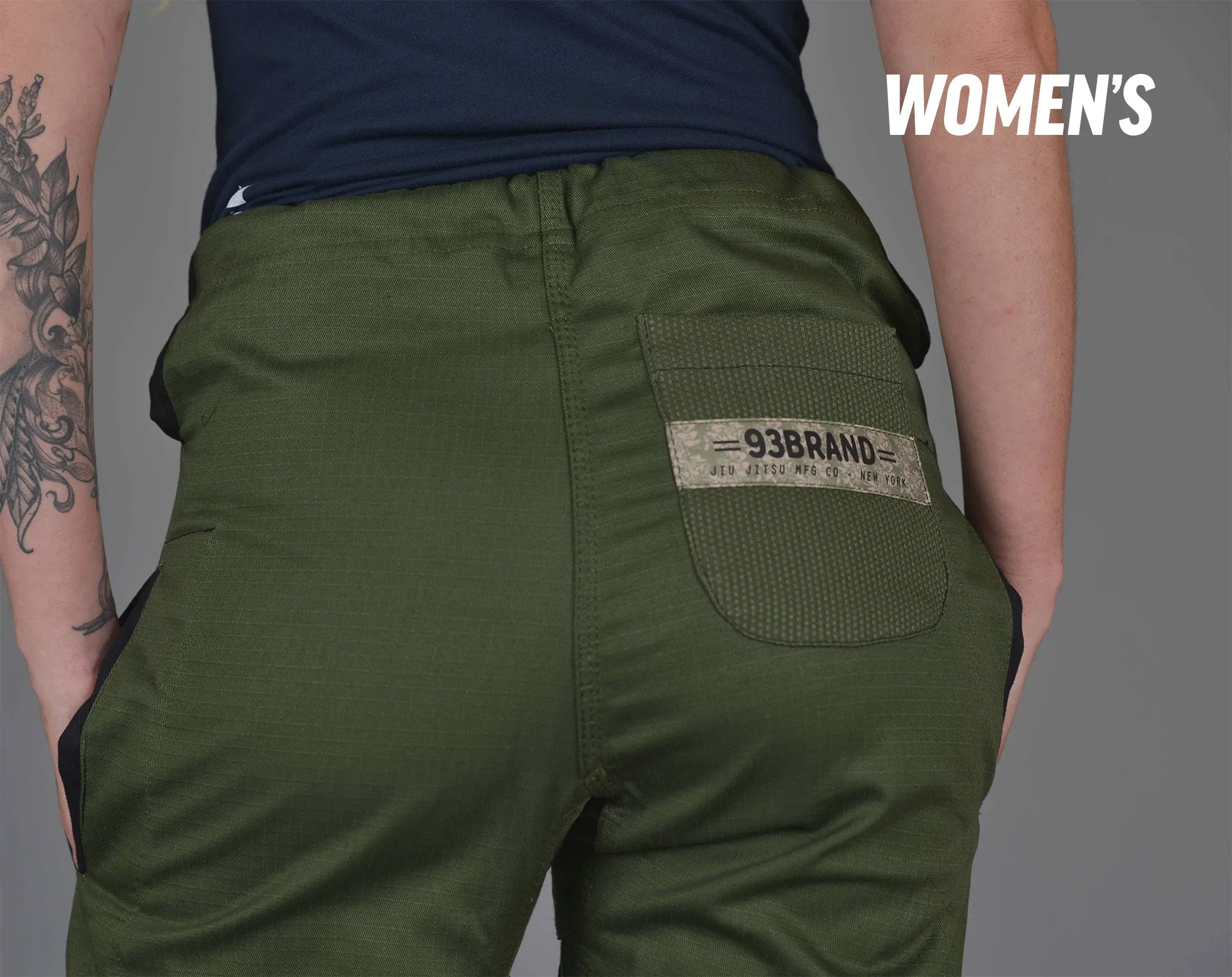 JIU JITSU ORIGINALS Men's   Women's Casual Gi Pants - Green