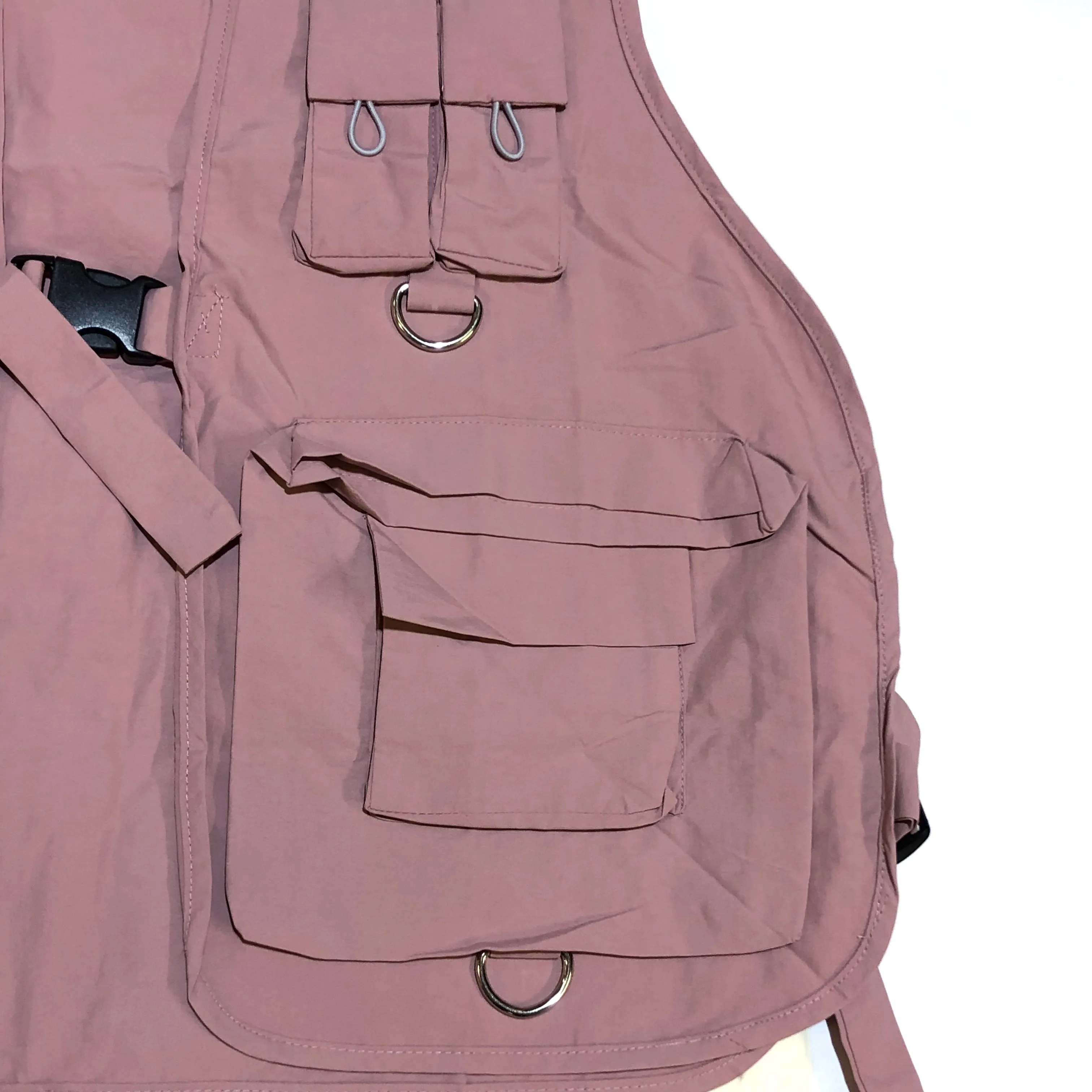 LAST ONE!  Dusty Pink Cargo Vest