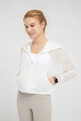 Lightweight UV Protection Jacket with Hood for Women