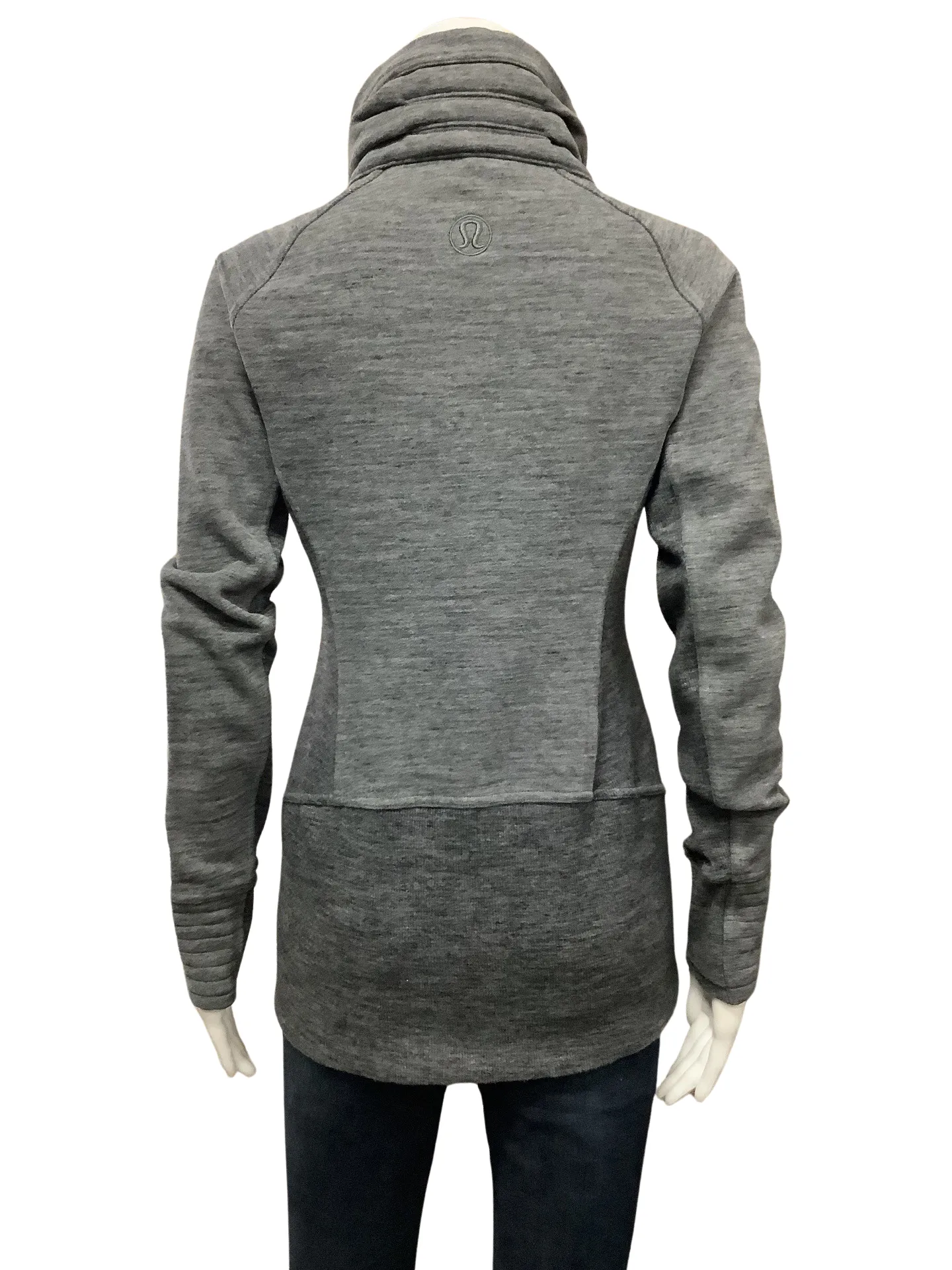 Lululemon Women's Sweatshirt Jacket Grey Size: 6