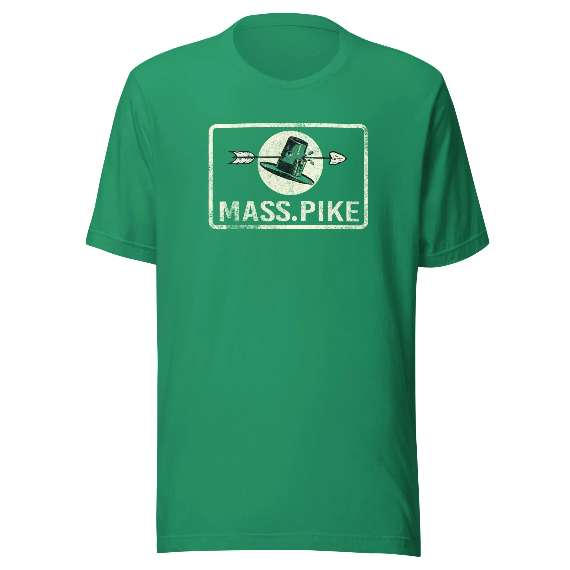 Mass Pike T Shirt - Retro 1960s Massachusetts Highway Sign