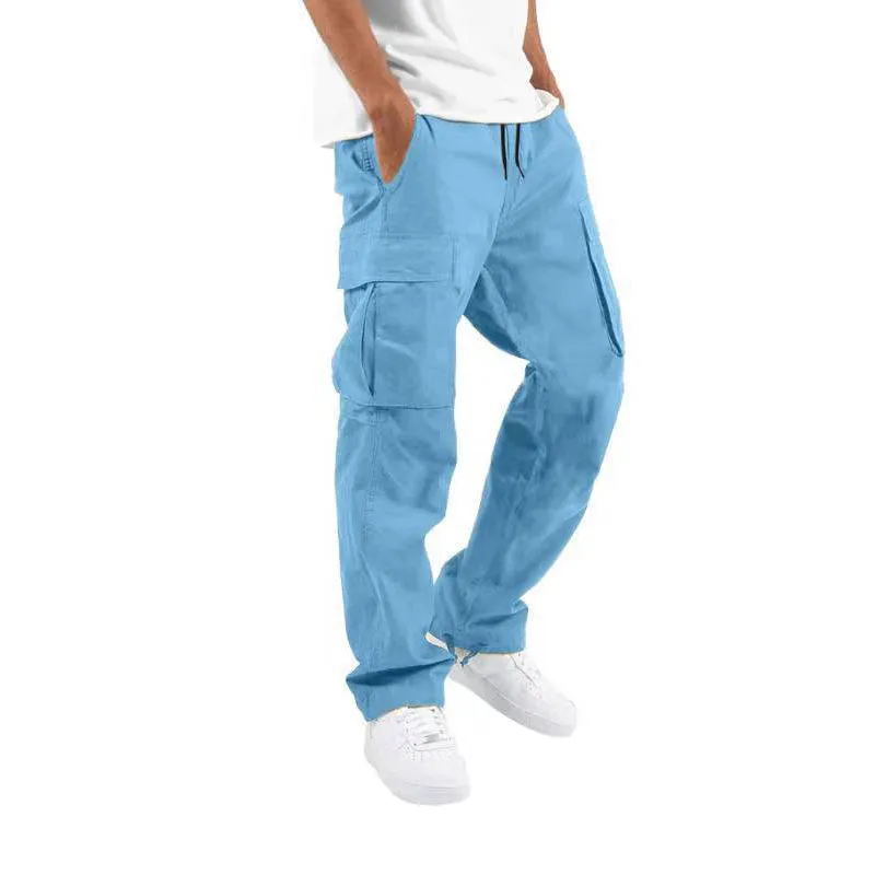 Men's Casual Loose Straight Cargo Pants | Ideal for Summer