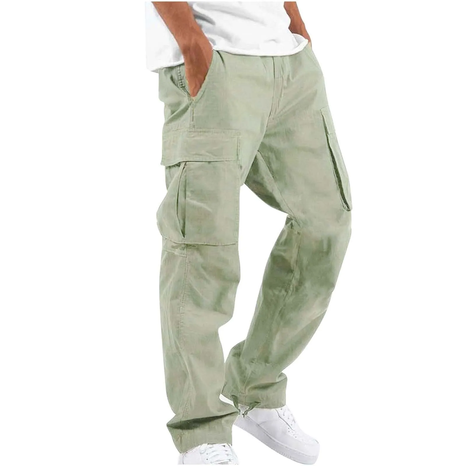 Men's Casual Loose Straight Cargo Pants | Ideal for Summer