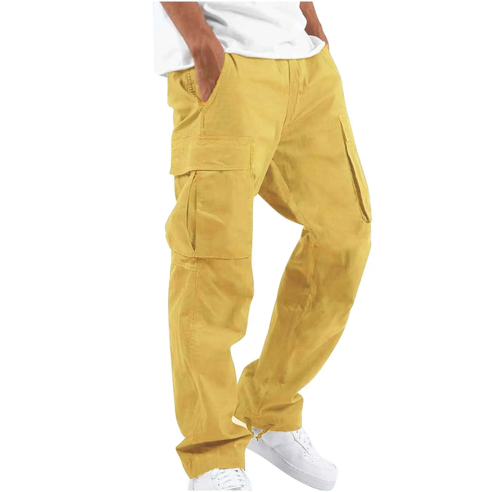 Men's Casual Loose Straight Cargo Pants | Ideal for Summer