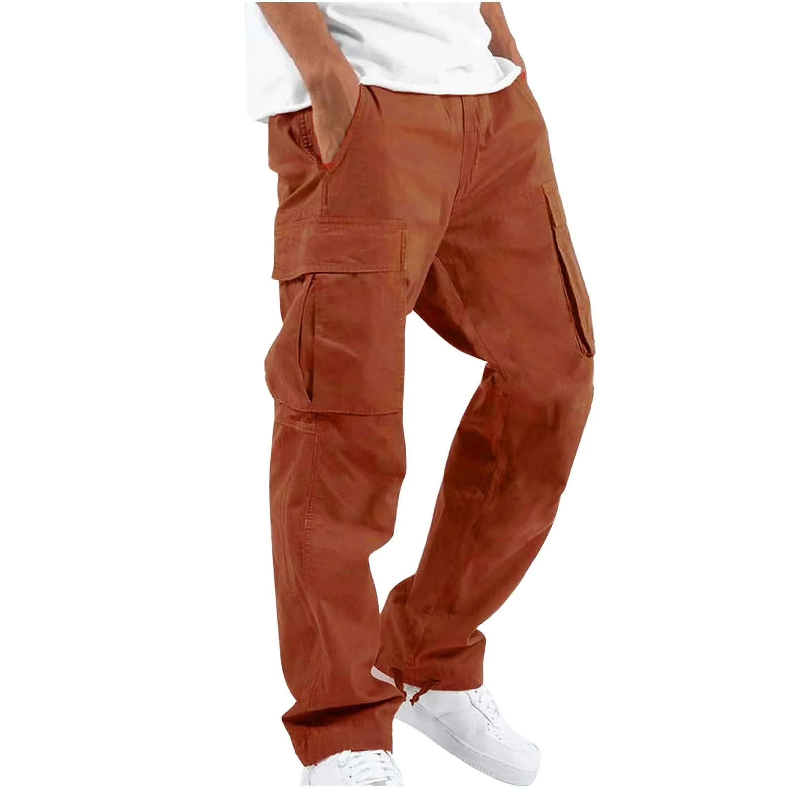 Men's Casual Loose Straight Cargo Pants | Ideal for Summer