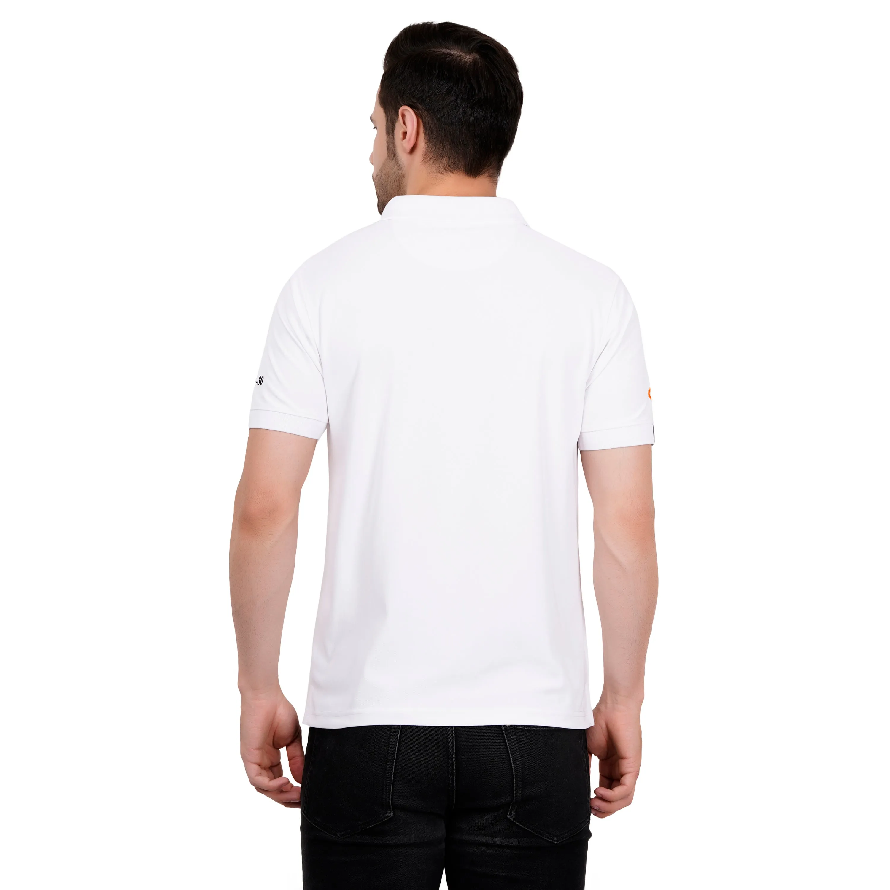 Men's Polos T Shirt SUKHOI-30 WHITE