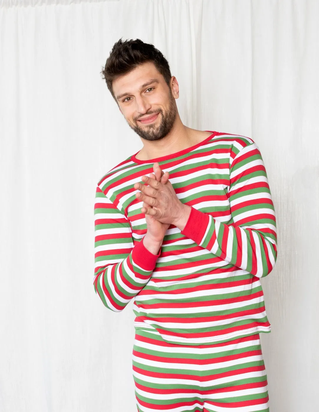 Men's Red Stripes Pajamas