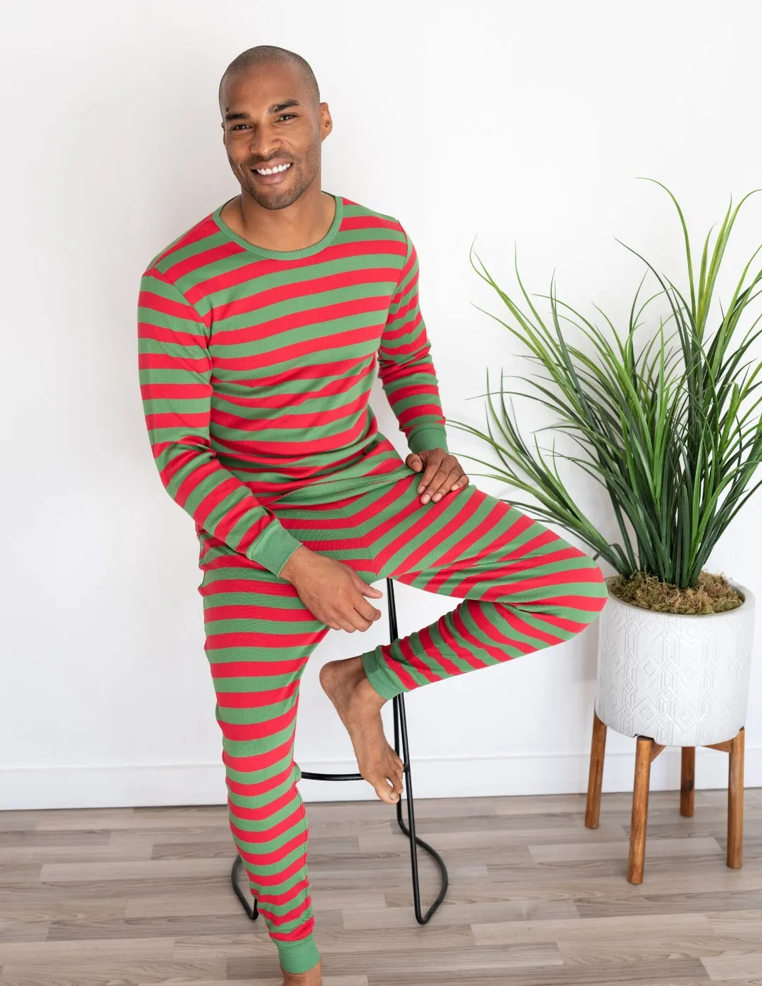 Men's Red Stripes Pajamas