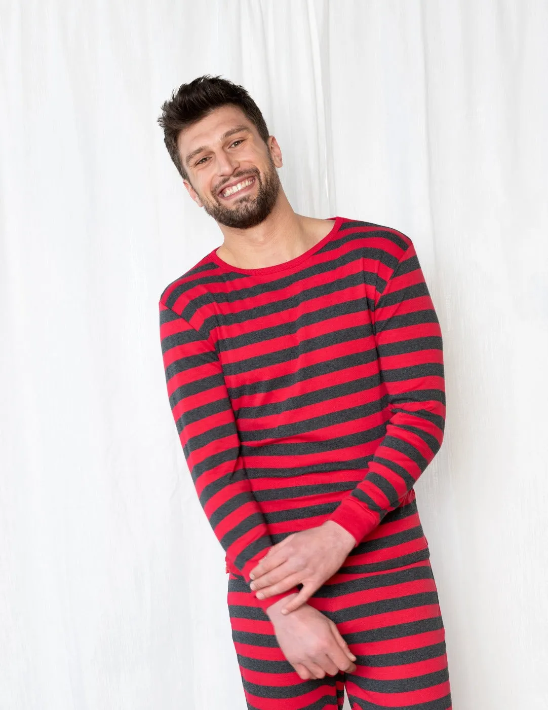 Men's Red Stripes Pajamas