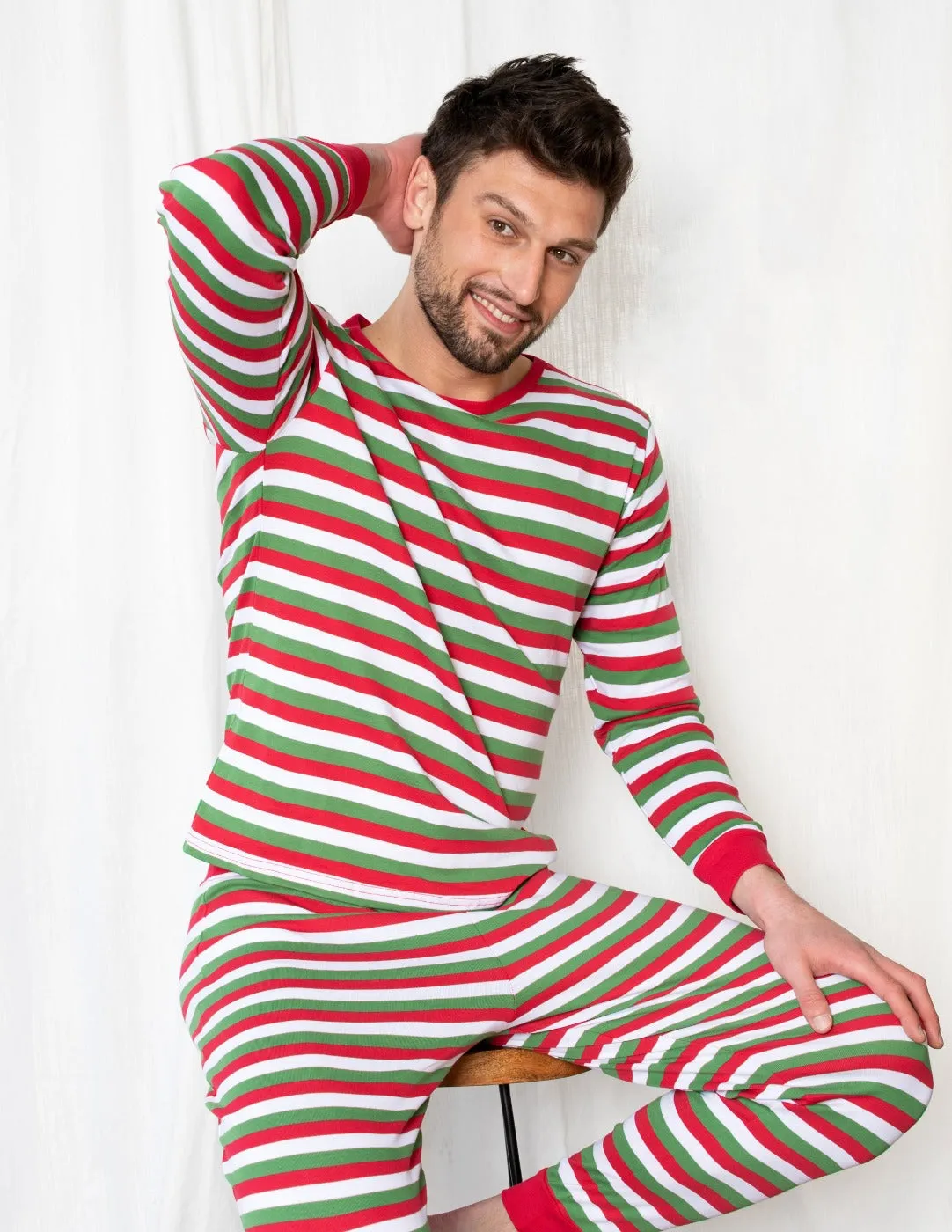 Men's Red Stripes Pajamas