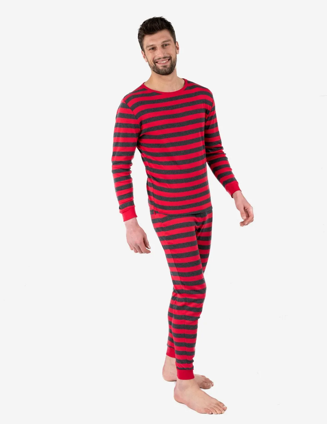 Men's Red Stripes Pajamas