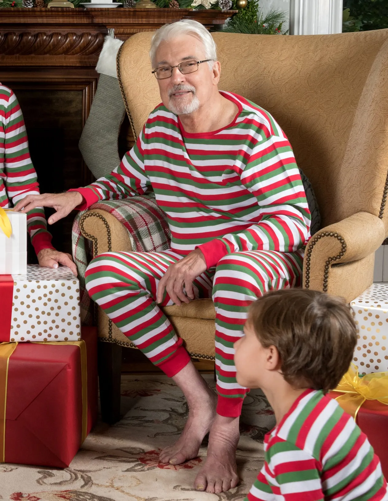 Men's Red Stripes Pajamas