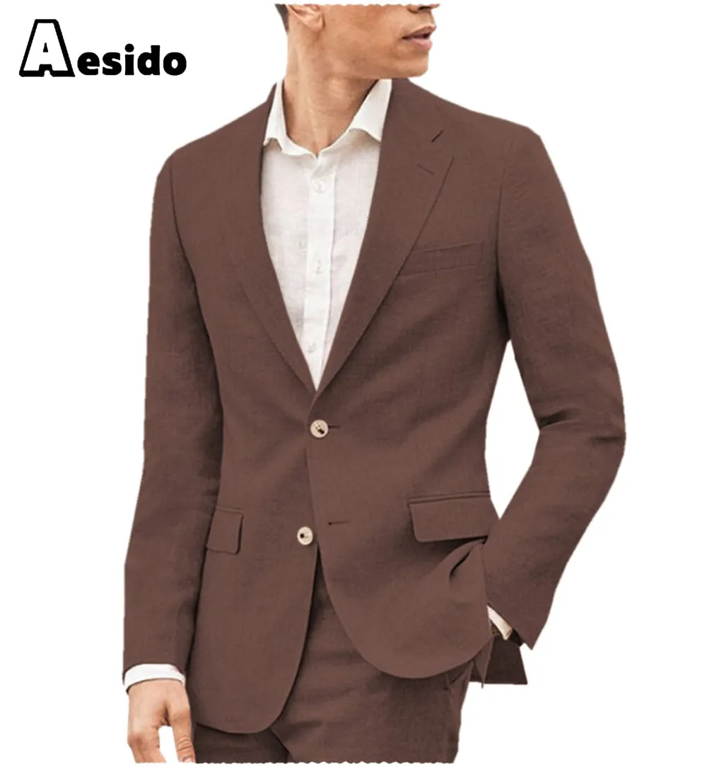 Men's Suit 2 Pieces Double Button Notch Lapel Jacket（Blazer Pants）